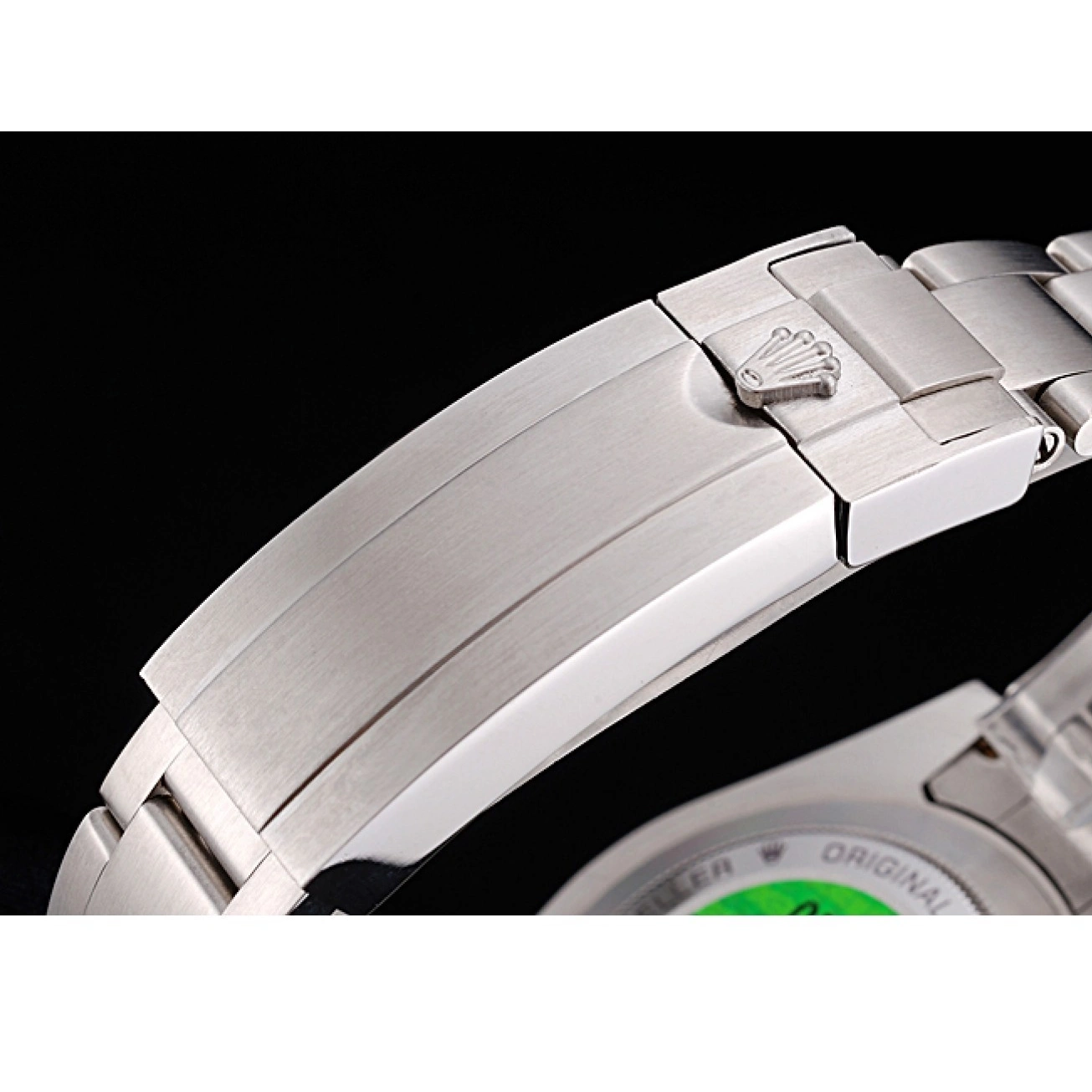 Aaa replica watch Rolex Stainless Case Steel Bracelet Sky Black 622837 Dwellerr Dial And 0821
